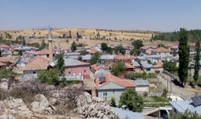 Mesudiye köyü genel görünüm — tepeden çekilmiş panoramik manzara